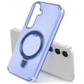 Miniatyrbild 4 av 4: Coque MagSafe för Samsung S24 Plus och S25 Plus Stötsäker Stöd Blå