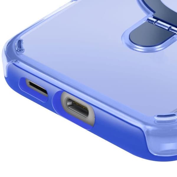 Coque MagSafe för Samsung S24 Plus och S25 Plus Stötsäker Stöd Blå