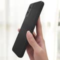 Miniatyrbild 3 av 4: Silicone Soft Matte Black Case for Motorola Moto G55
