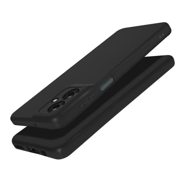 Silicone Soft Matte Black Case for Motorola Moto G55