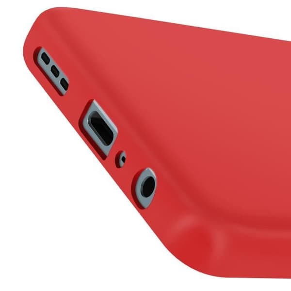 Coque för Oppo A60 Semi-hård Soft-touch Anti-fläckar Röd