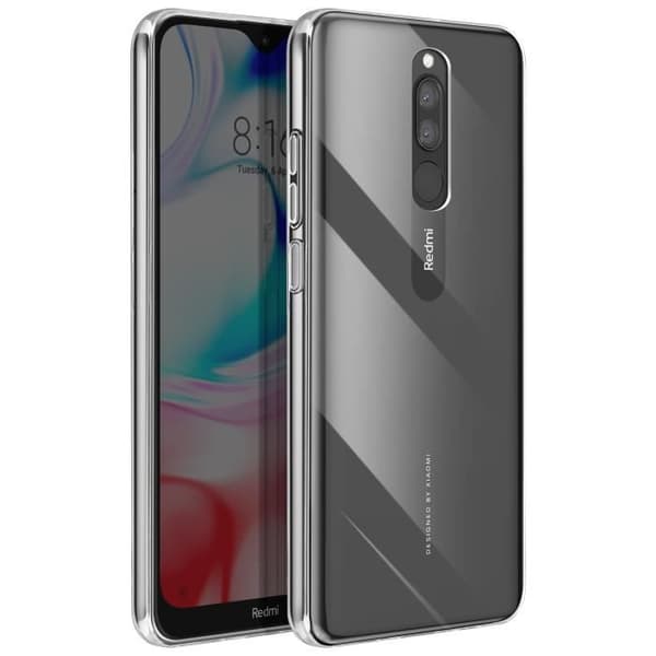 Silicone mjuk skal för Xiaomi Redmi 8A och 8, tunn design, lätt, transparent