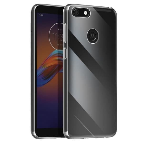 Skal för Motorola Moto E6 Play Silikon Mjuk Tunn Lätt Transparent