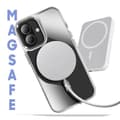 Miniatyrbild 3 av 4: MagSafe-skal för iPhone 16 Plus Bakre Glas Färg Silver