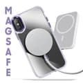 Miniatyrbild 3 av 4: MagSafe-fodral för iPhone XS och X Baksida i färg Lila
