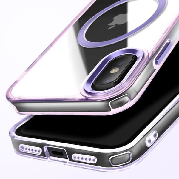 MagSafe-fodral för iPhone XS och X Baksida i färg Lila