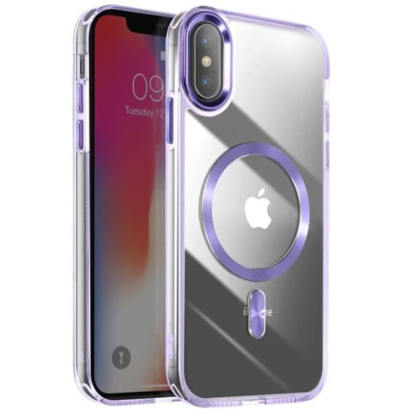 MagSafe-fodral för iPhone XS och X Baksida i färg Lila