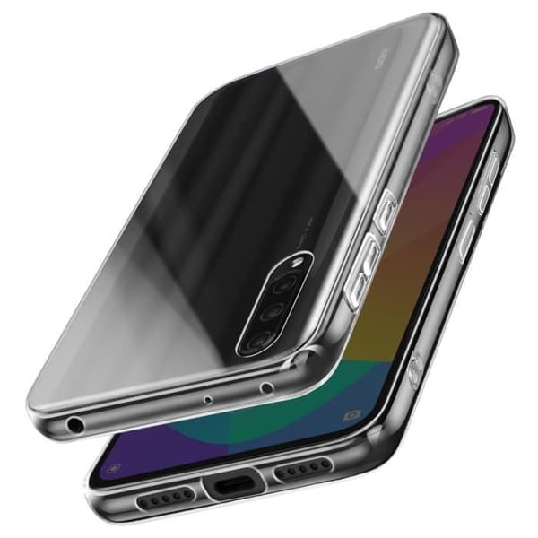 Skal för Xiaomi Mi 9 Lite Silikon Mjuk Design Tunn Lätt Transparent