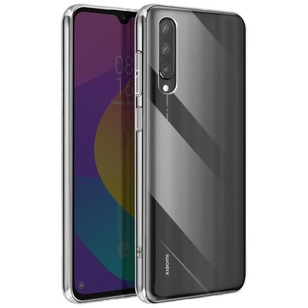Skal för Xiaomi Mi 9 Lite Silikon Mjuk Design Tunn Lätt Transparent
