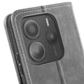 Miniatyrbild 3 av 4: Étui för Xiaomi Redmi Note 14 5G Fodral med Plånbok och Videostöd Grå