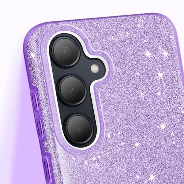 Coque Paillette för Samsung Galaxy A35 Silikon Ultra tunn Violett