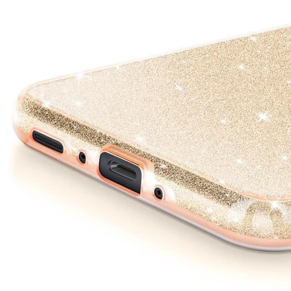 Coque Paillette för Samsung Galaxy A35 Silikon Ultra tunn Guld