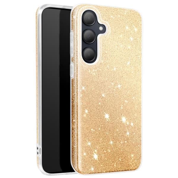 Coque Paillette för Samsung Galaxy A35 Silikon Ultra tunn Guld