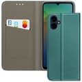 Miniatyrbild 2 av 4: Fodral för Samsung Galaxy A06 Magnetiskt Lock Kortfack Mörkgrön