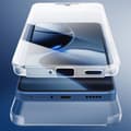 Miniatyrbild 3 av 4: Heltäckande Skal för Xiaomi 14T Pro Touch med Upphöjd Kamerakant Transparent