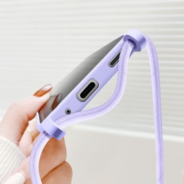 Coque Cordon Semi Rigide Soft touch för Samsung Galaxy A16 Lavendel