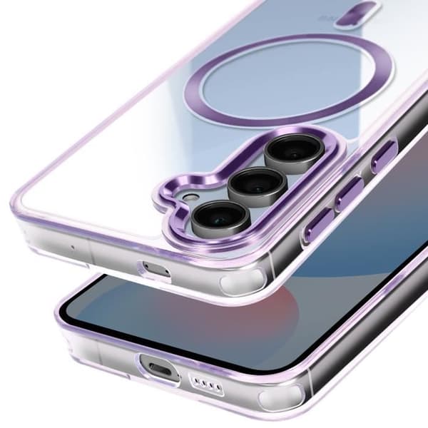 MagSafe-skal för Samsung Galaxy S24 och S25 Baksida i Krossat Lila