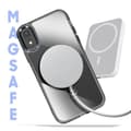 Miniatyrbild 3 av 4: MagSafe-skal för iPhone XR Bakre Crystal Färg Svart