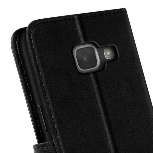 Fodral för Samsung Galaxy A3 Med Fickor och Videostöd Svart