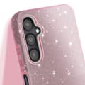 Miniatyrbild 4 av 4: Glitteret skal til Samsung Galaxy A05S, Stødabsorberende, Glitrende Rosa