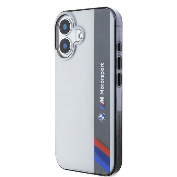 Skyddande skal för iPhone 16 IML Motorsport BMW Grå
