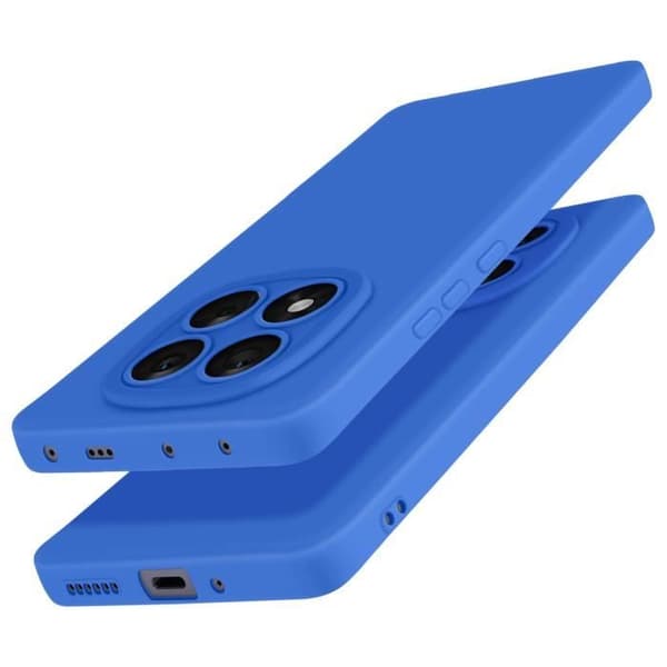 Coque för Redmi Note 14 Pro och 14 Pro Plus Silikon Kameraskydd Blå