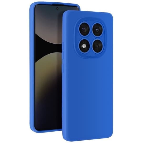 Coque för Redmi Note 14 Pro och 14 Pro Plus Silikon Kameraskydd Blå