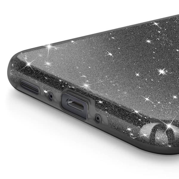 Coque Paillette för Samsung Galaxy A35 Silikon Ultra tunn Svart