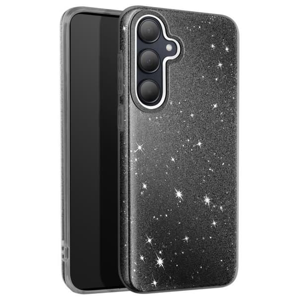 Coque Paillette för Samsung Galaxy A35 Silikon Ultra tunn Svart