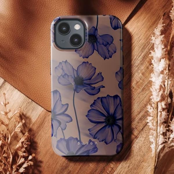 Coque för iPhone 15 Velvet Night Antichoc Burga Djupt Lila