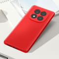 Miniatyrbild 3 av 4: Coque för Xiaomi Redmi Note 14 Pro och 14 Pro Plus Silikon Soft-Touch Röd
