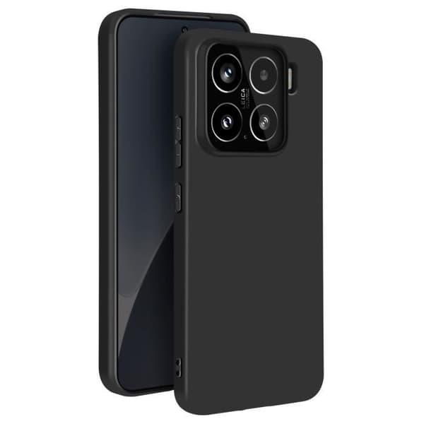 Coque för Xiaomi 15 Silikon Mjuk Tunn Yta Mayaxess Svart
