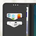Miniatyrbild 3 av 4: Fodral för Samsung Galaxy A16 Klipp Portfölj Fancy Svart