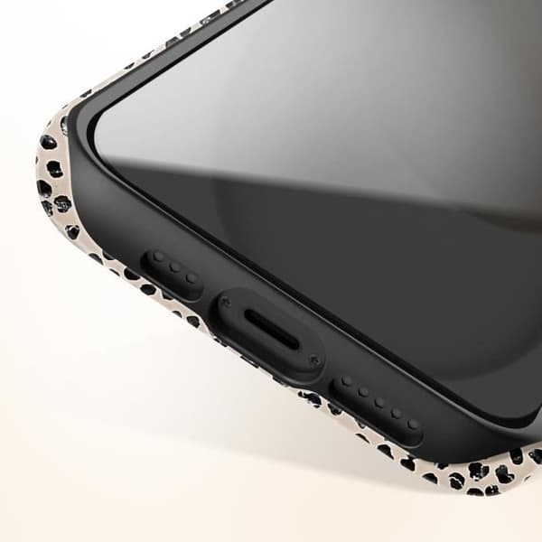 Coque för iPhone 15 Almond Latte Stötresistent Burga Beige