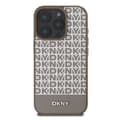 Miniatyrbild 1 av 4: Skyddskal för iPhone 16 Pro Max med MagSafe Nedersta Rand DKNY Brun