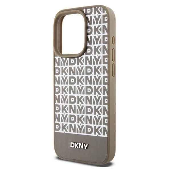Skyddande Skal för iPhone 12/12 Pro med MagSafe Undersidan DKNY Brun
