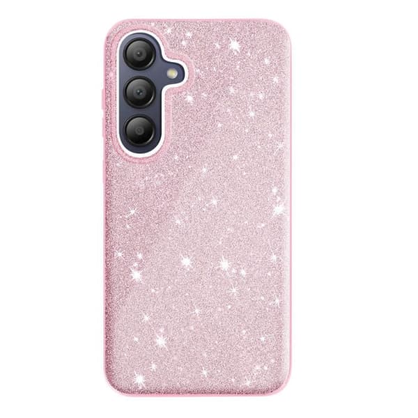 Skal för Samsung Galaxy A15 - Ultra tunn Silikon Glitter - Rosa