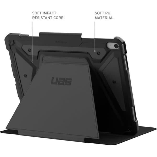 URBAN ARMOR GEAR Metropolis SE-fodral Apple iPad Air 13 M2 / 2024 Skyddsfodral med väckarfunktion/Sömn, Stöd för Apple Pencil/Lo