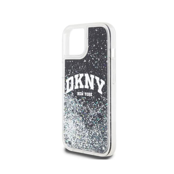 Coque för Apple iPhone 11 Liquid Glitter Arch Flexibel Ultra-Chic DKNY Svart
