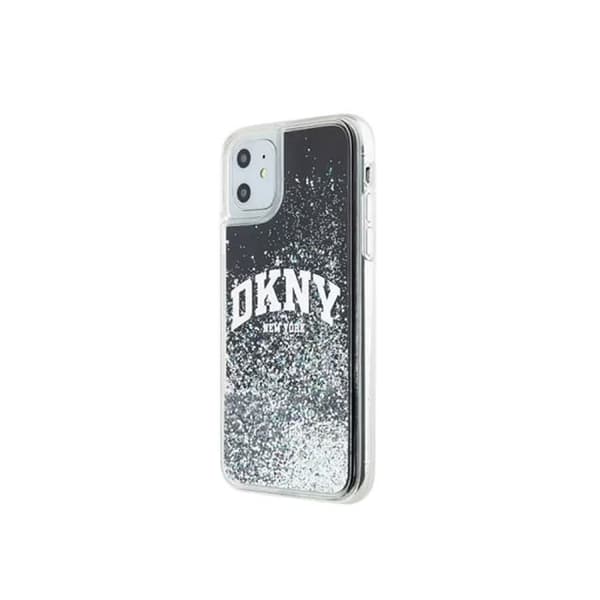 Coque för Apple iPhone 11 Liquid Glitter Arch Flexibel Ultra-Chic DKNY Svart