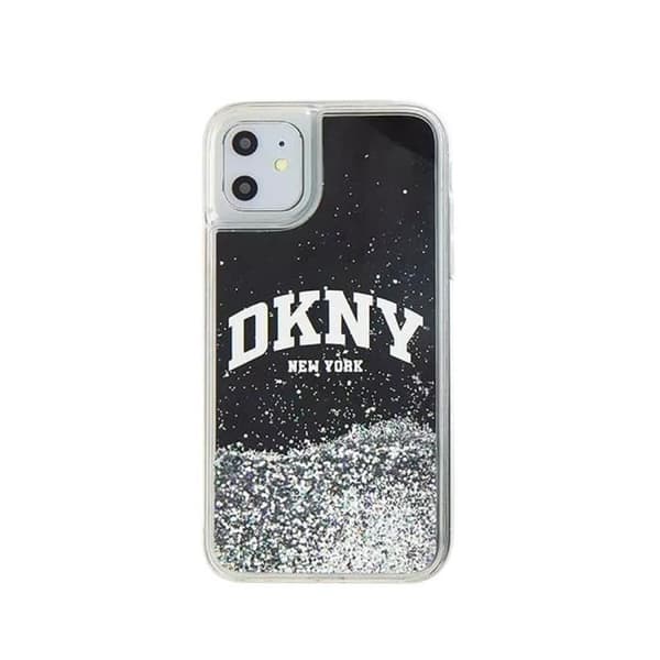 Coque för Apple iPhone 11 Liquid Glitter Arch Flexibel Ultra-Chic DKNY Svart