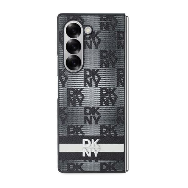 Coque - DKNY - Galaxy Z Fold6 - Elegant - Rutmönster och Randigt - Halkfri