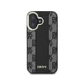 Miniatyrbild 1 av 4: Coque - DKNY - iPhone 16 - Kompatibel med MagSafe - Rutig Motiv - Ultra-chic Svart