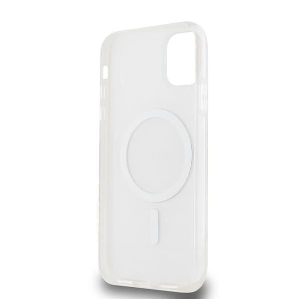 Coque för iPhone 11 MagSafe i TPU Spretter med DKNY-mönster i rosa