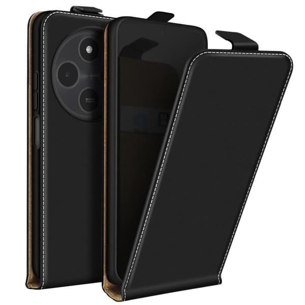 Husklapp Vertikal för Xiaomi Redmi 14C Kortfack Svart