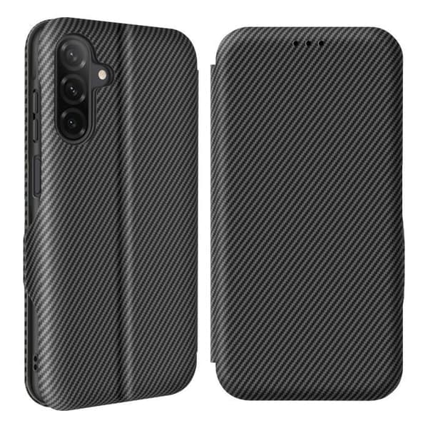 Kolfodral för Samsung Galaxy A26 med RFID-skydd och kortfack, svart