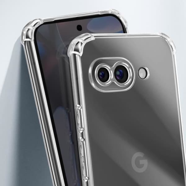 Skydd för Google Pixel 9a Stötsäker Flexibel Med Förstärkta Hörn Transparent