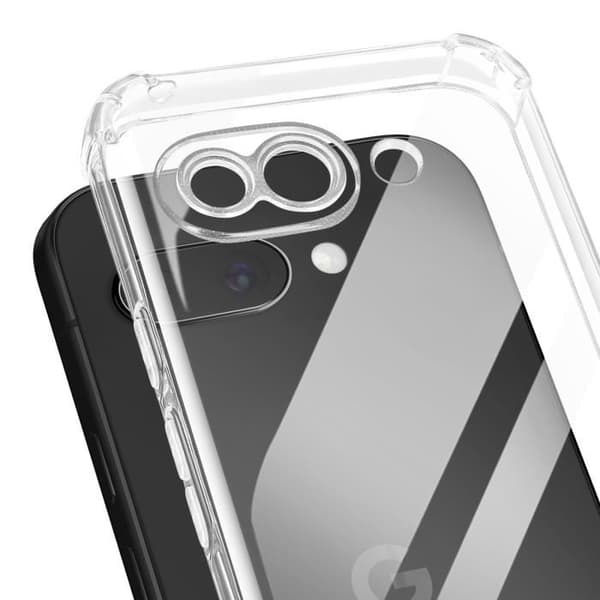Skydd för Google Pixel 9a Stötsäker Flexibel Med Förstärkta Hörn Transparent