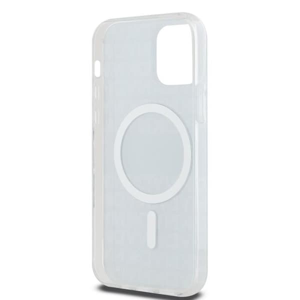 Coque för iPhone 12 / 12 Pro MagSafe i mjukt TPU med DKNY-mönster i beige