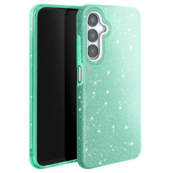 Glitterfodral för Samsung Galaxy A25 Stötbeständig Glittrade Grön